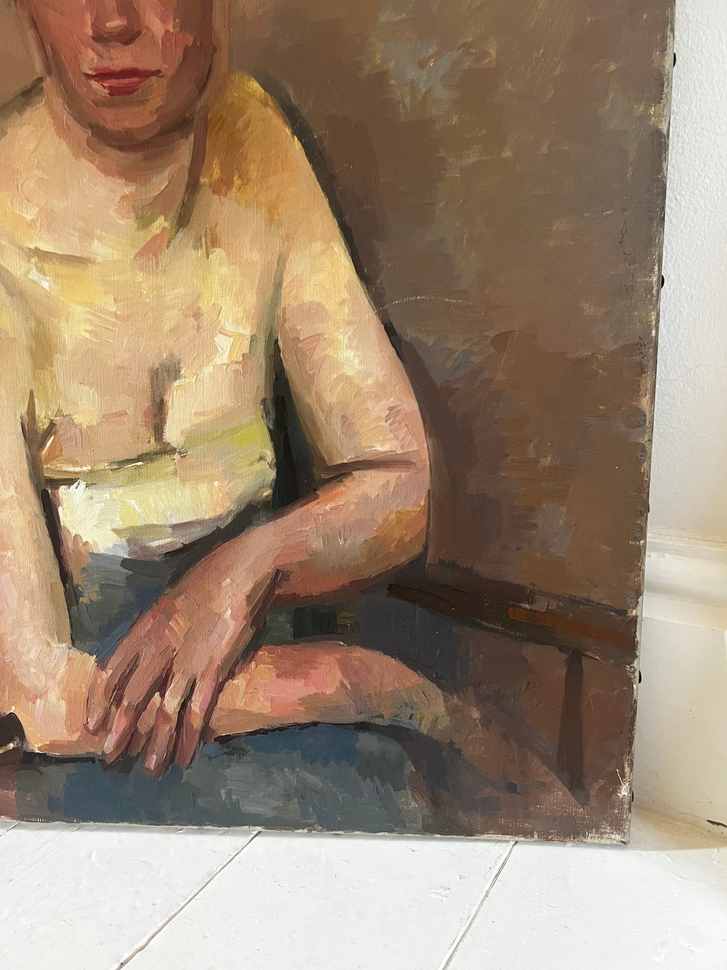 ‘The Muse’ Oil on Canvas Portrait