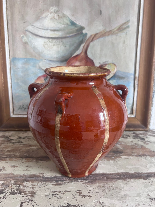 Very Rare Perigord 19th Century Confit Pot