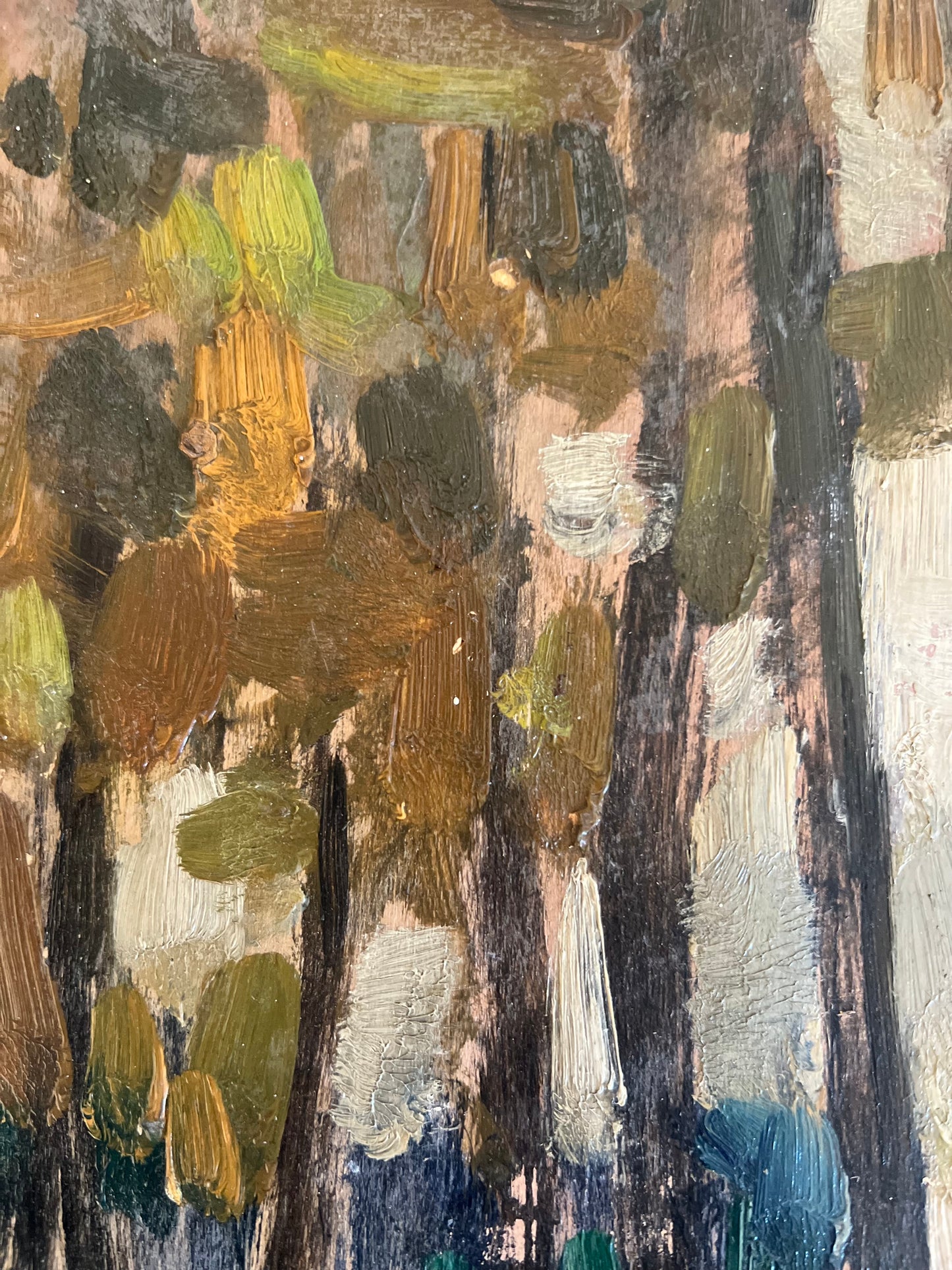 French Post Impressionist Oil Painting ‘Haystacks’