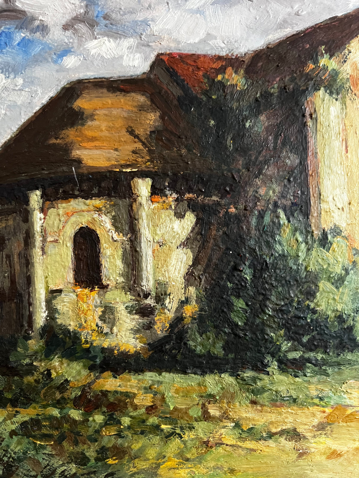 Beautifully painted small french oil painting