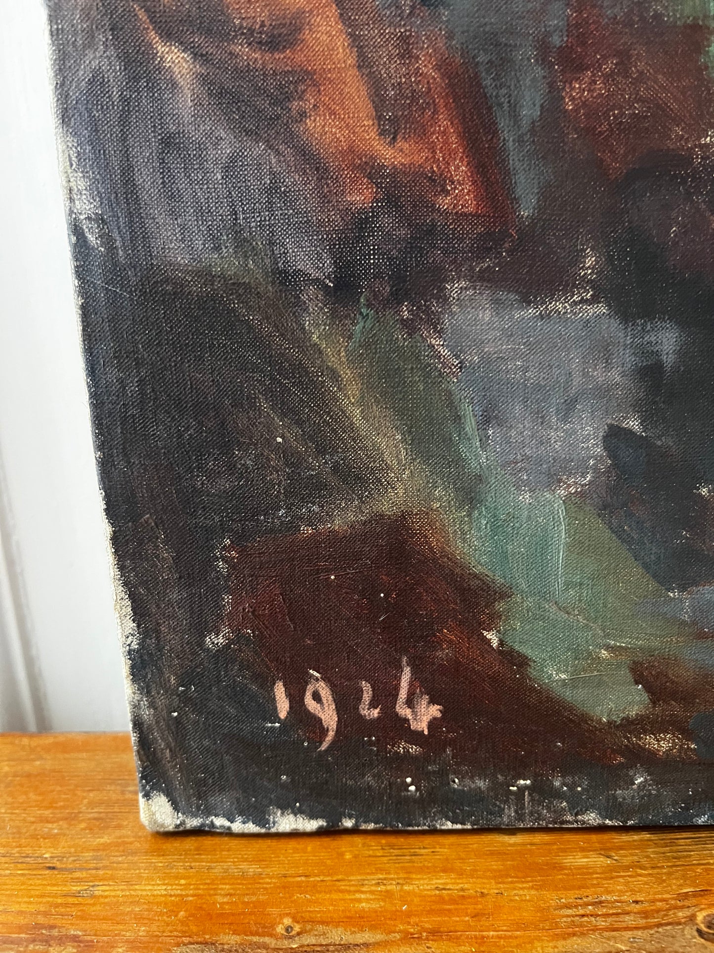 Fabulous French Nude by Jules Ausset 1868-1955 Oil on Canvas Painting