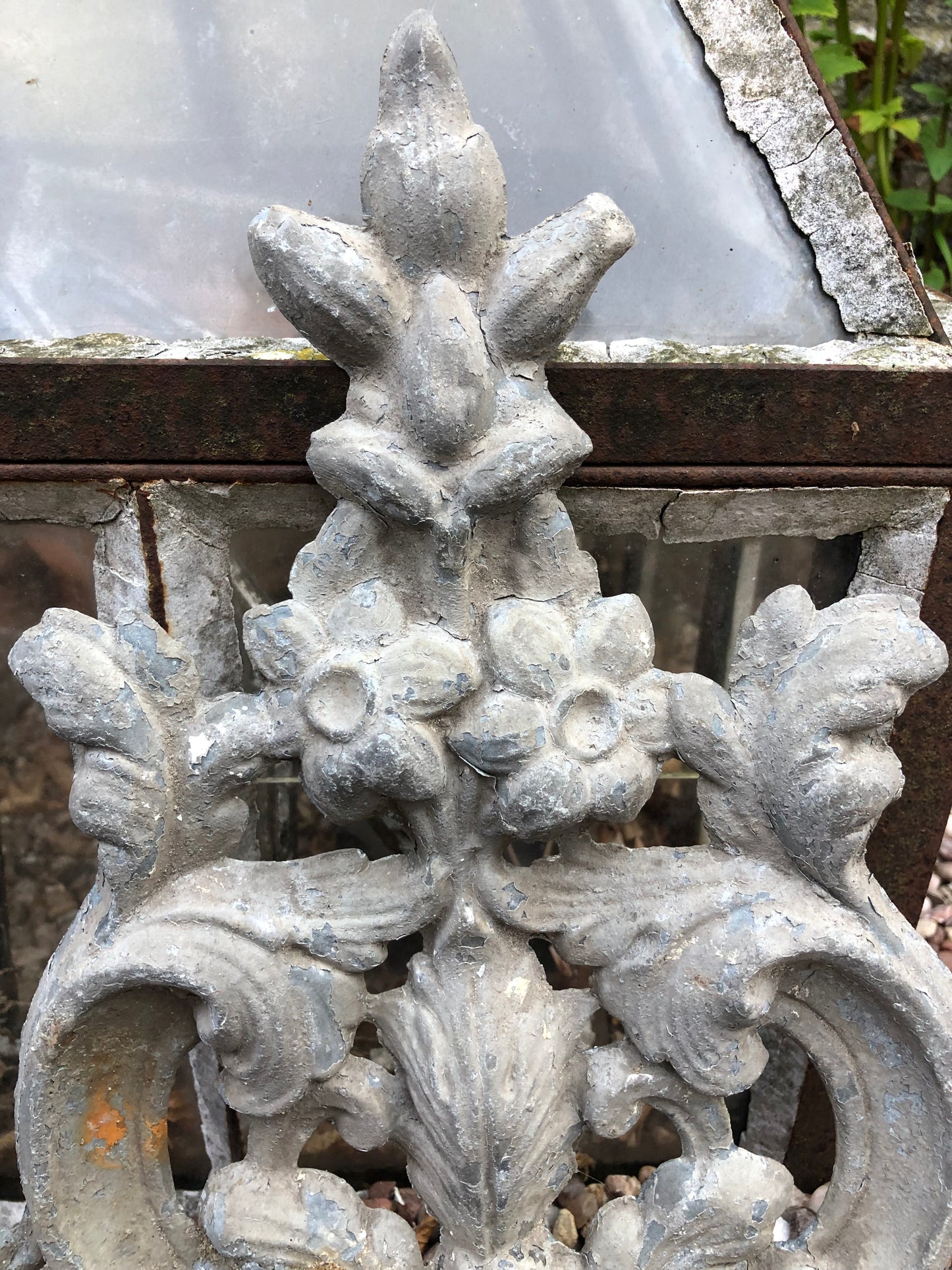 Pair of French Antique Decorative Metal Finials