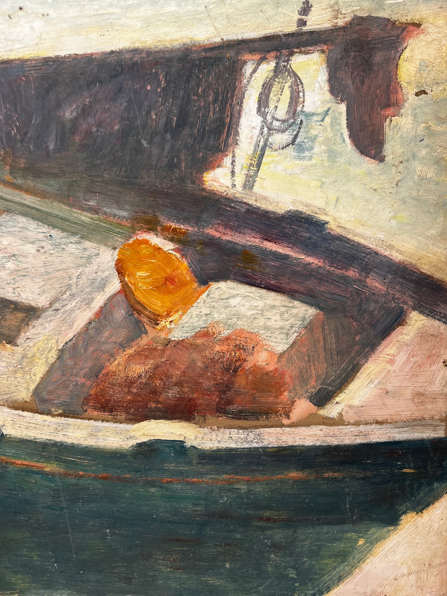 French Cezanne-esque Double Sided Oil Painting