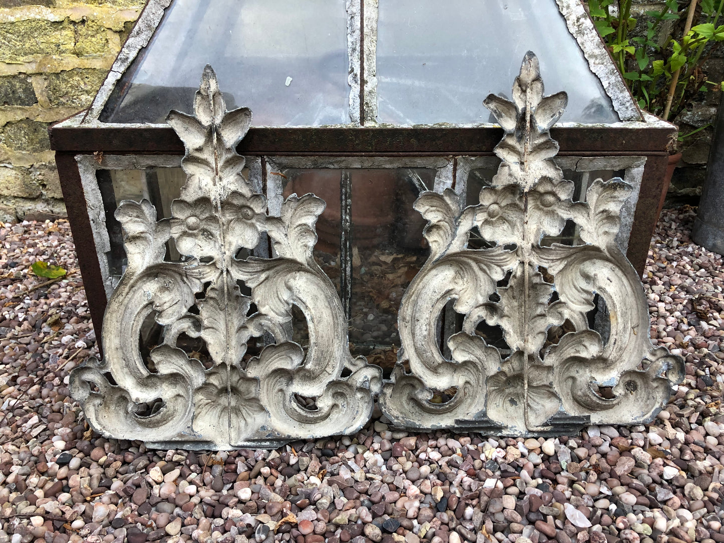 Pair of French Antique Decorative Metal Finials