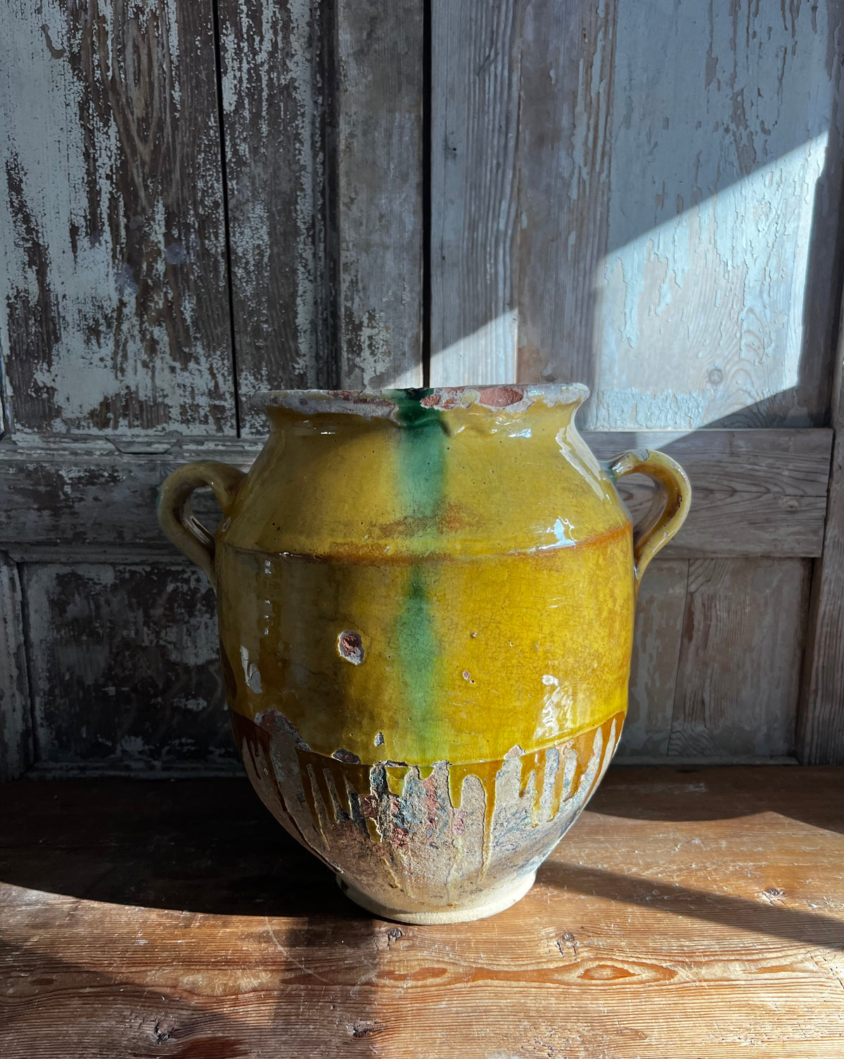 Huge French 19th Century Confit Pot 32 cm tall