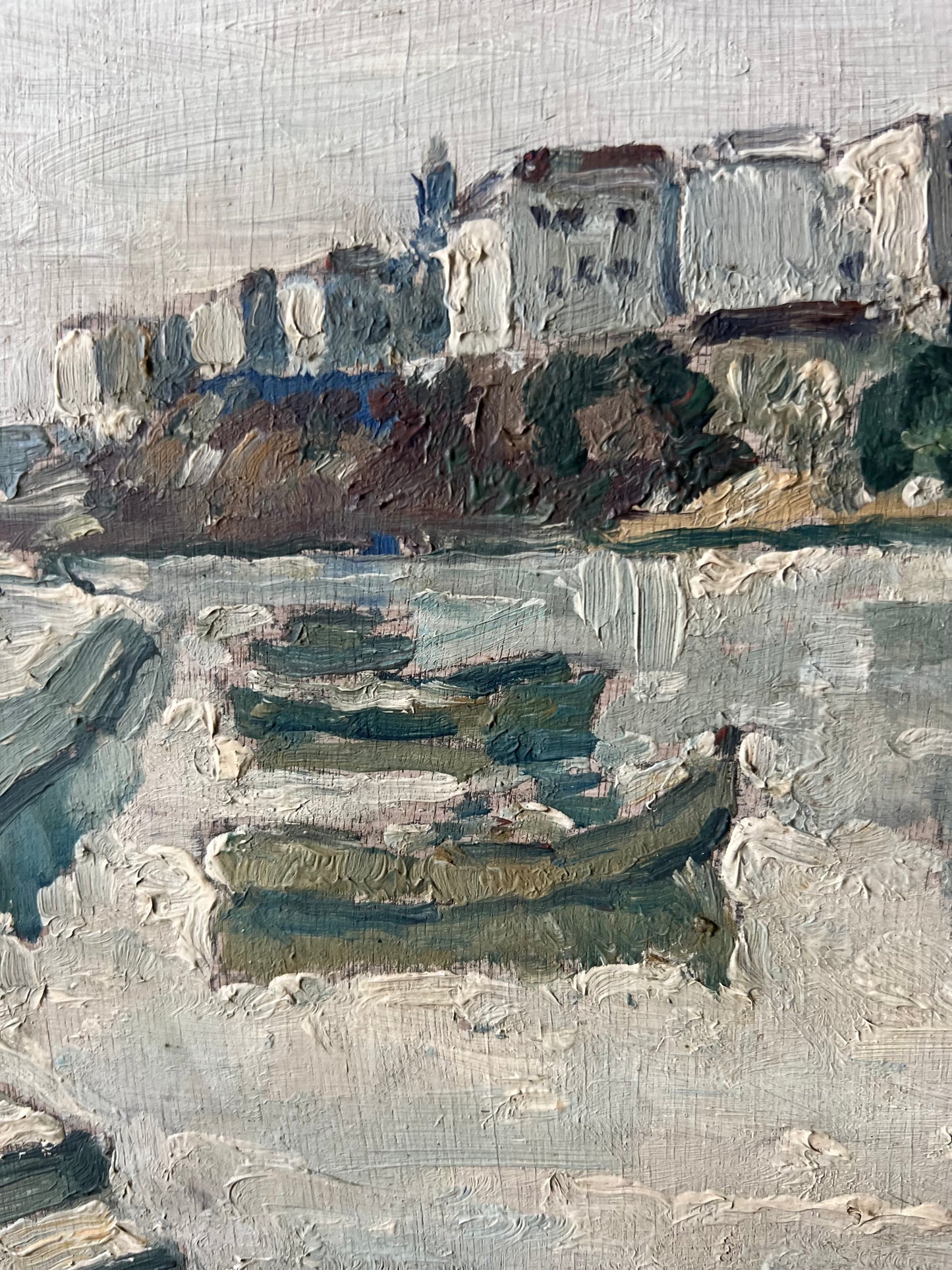 French 1930’s Provence Oil Painting