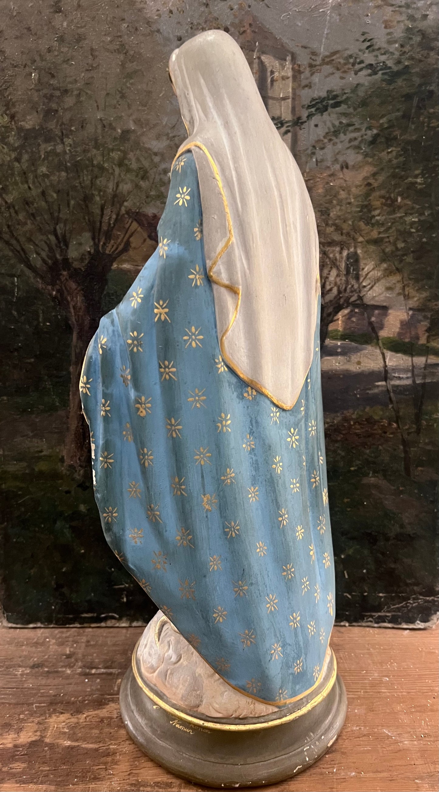 Beautiful old French Madonna Figure