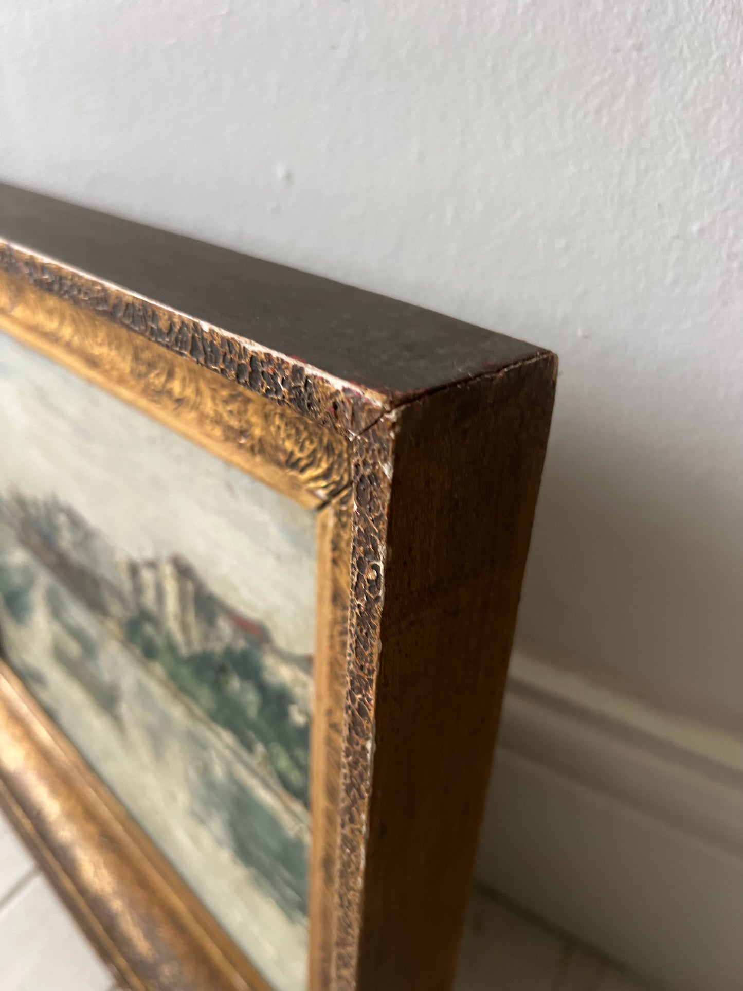 French 1930’s Provence Oil Painting