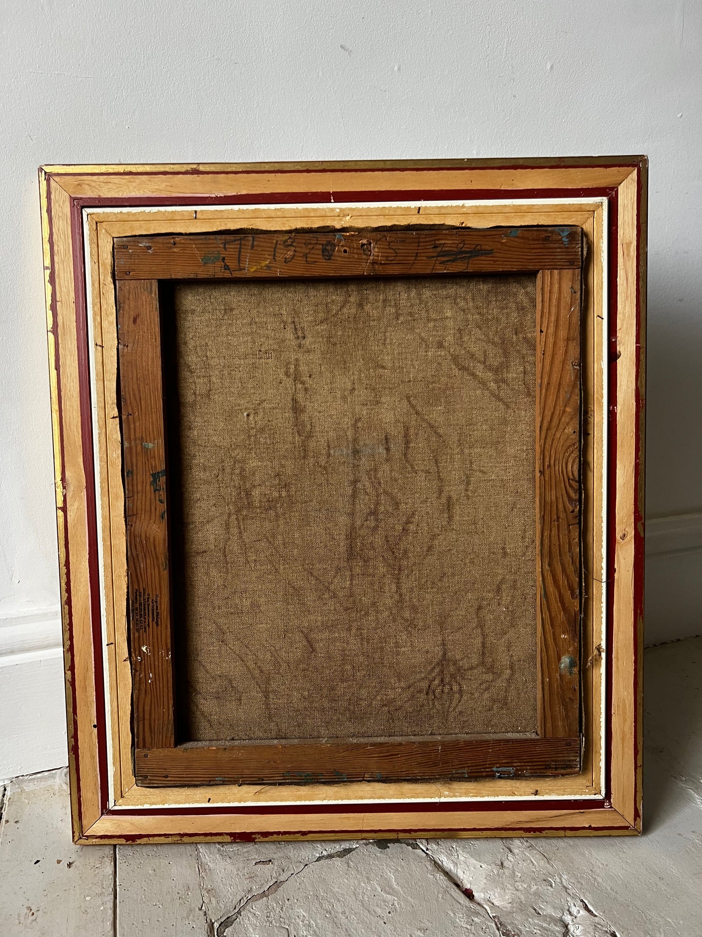 Fabulous French 1930’s Floral Oil Painting on Canvas