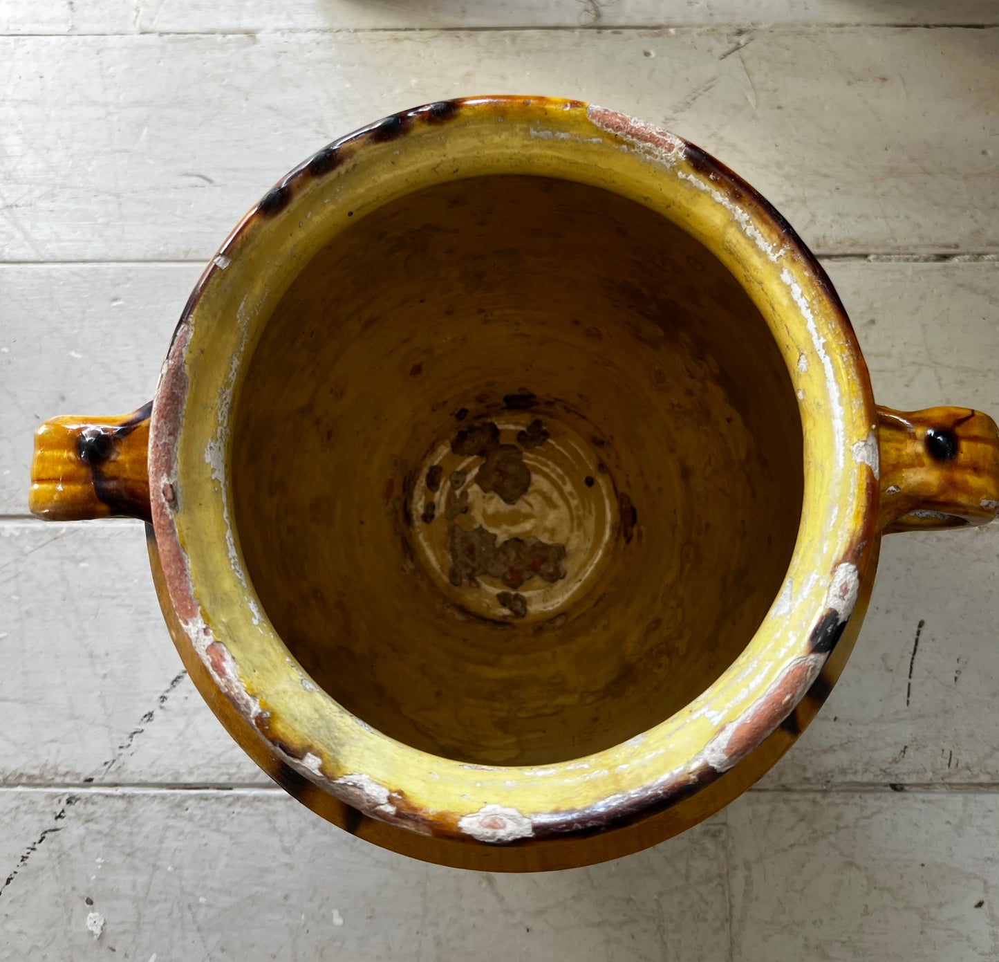 Huge French 19th Century Confit Pot 32 cm tall