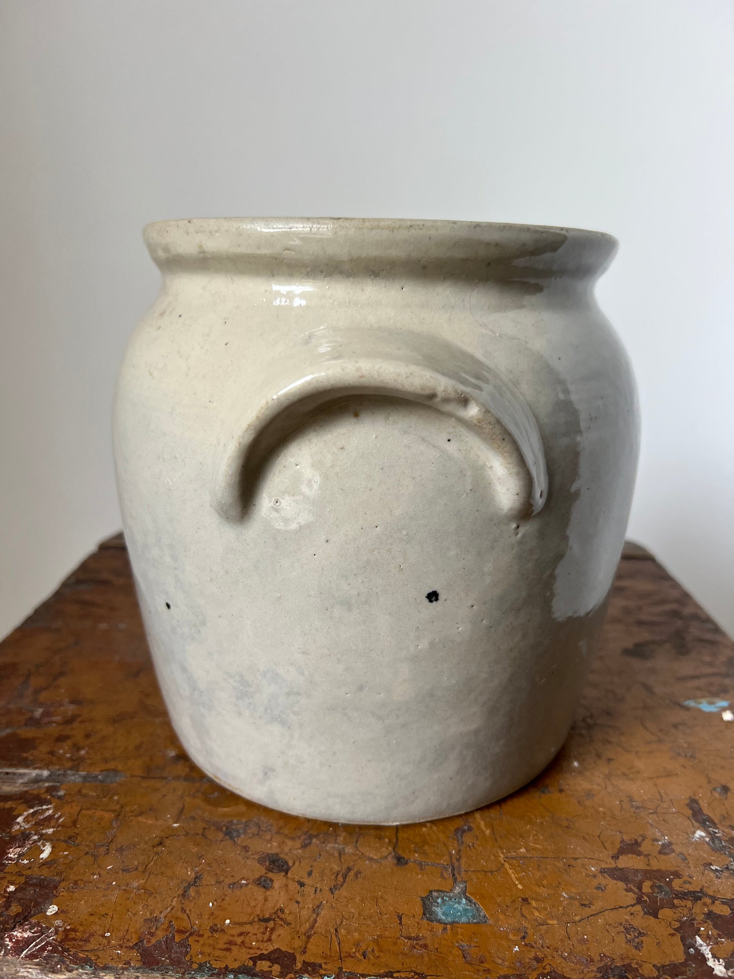 French Antique Confit Pot