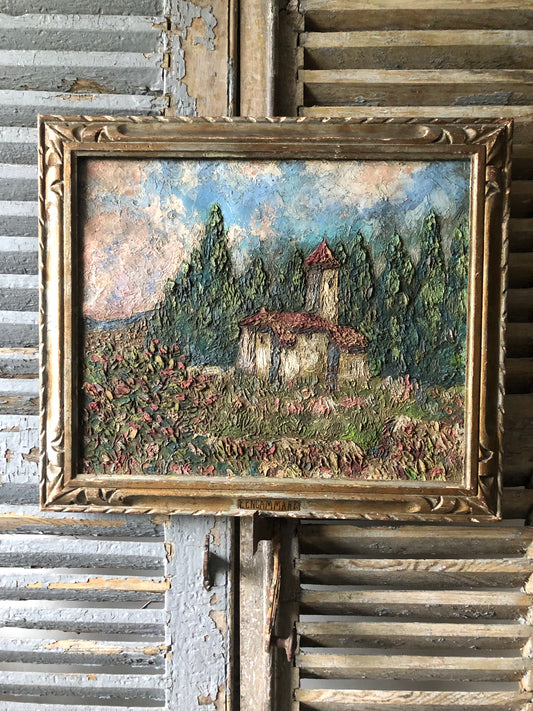 Thick Impasto French Painting Cannes