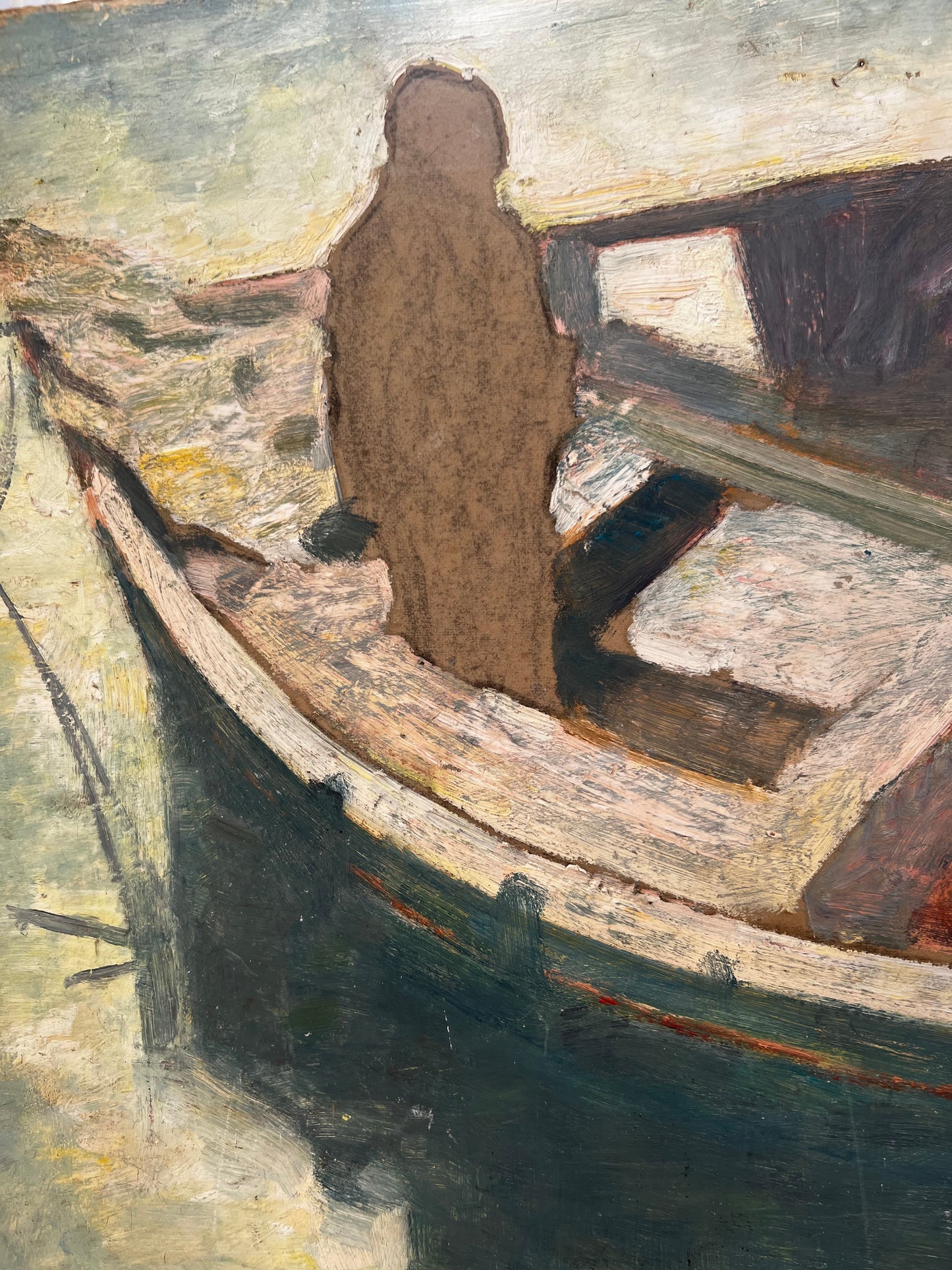 French Cezanne-esque Double Sided Oil Painting