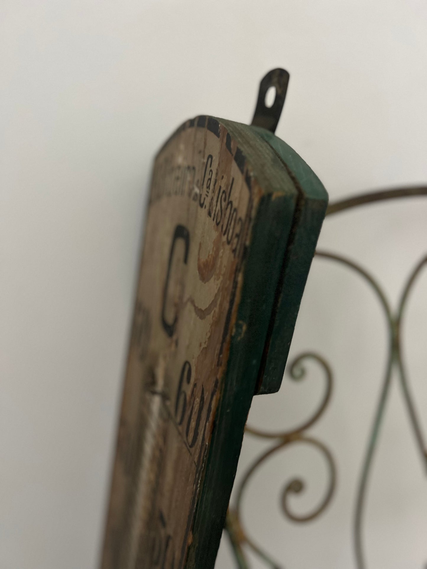 Large Rustic Thermometer