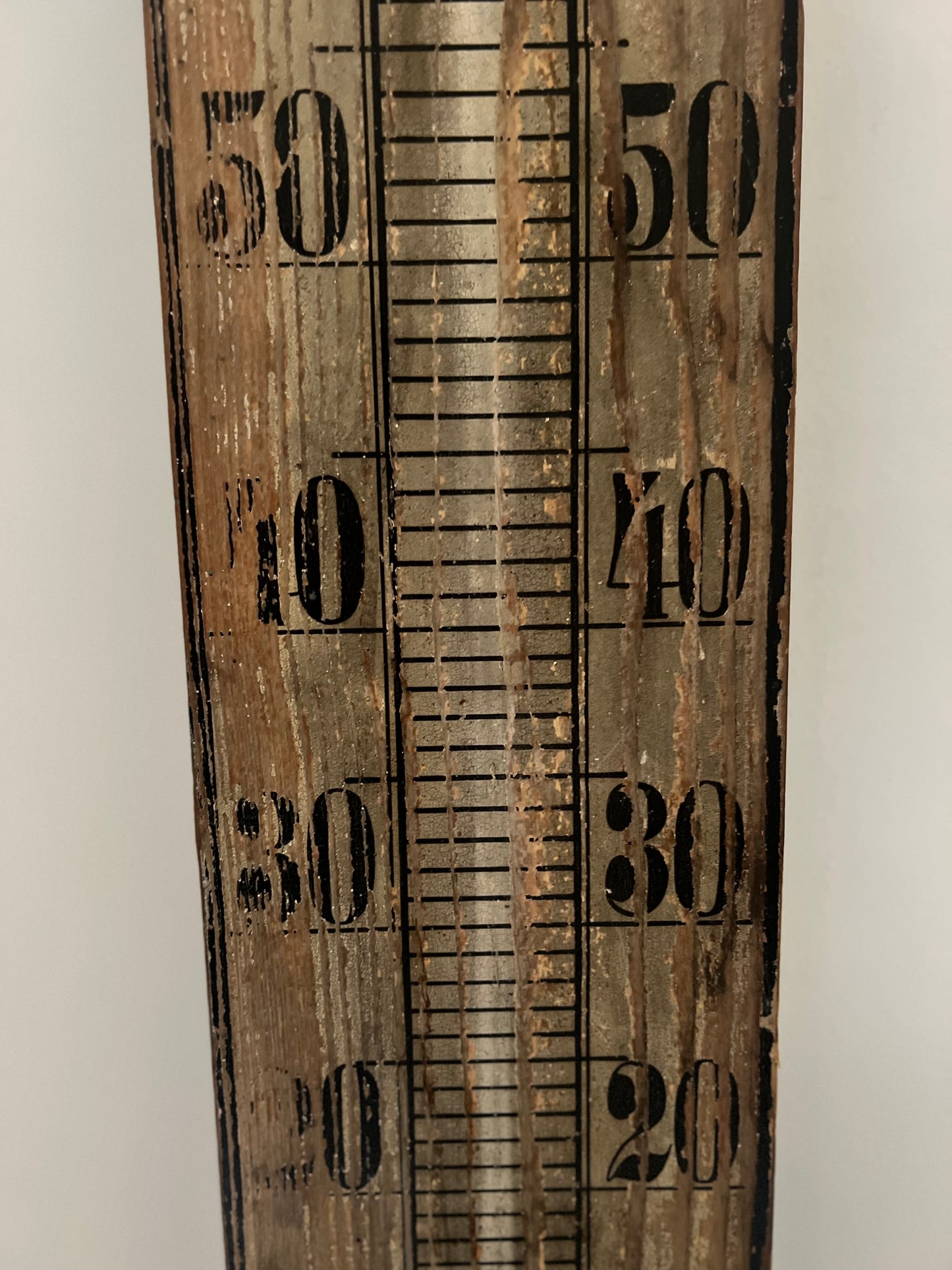 Large Rustic Thermometer