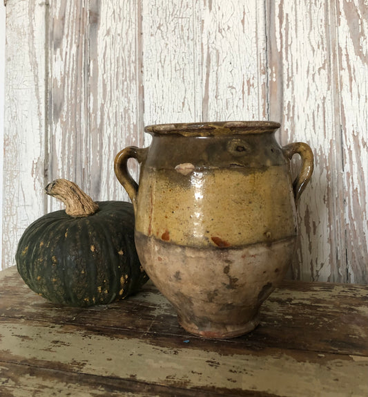 Small French Rustic Confit Pot