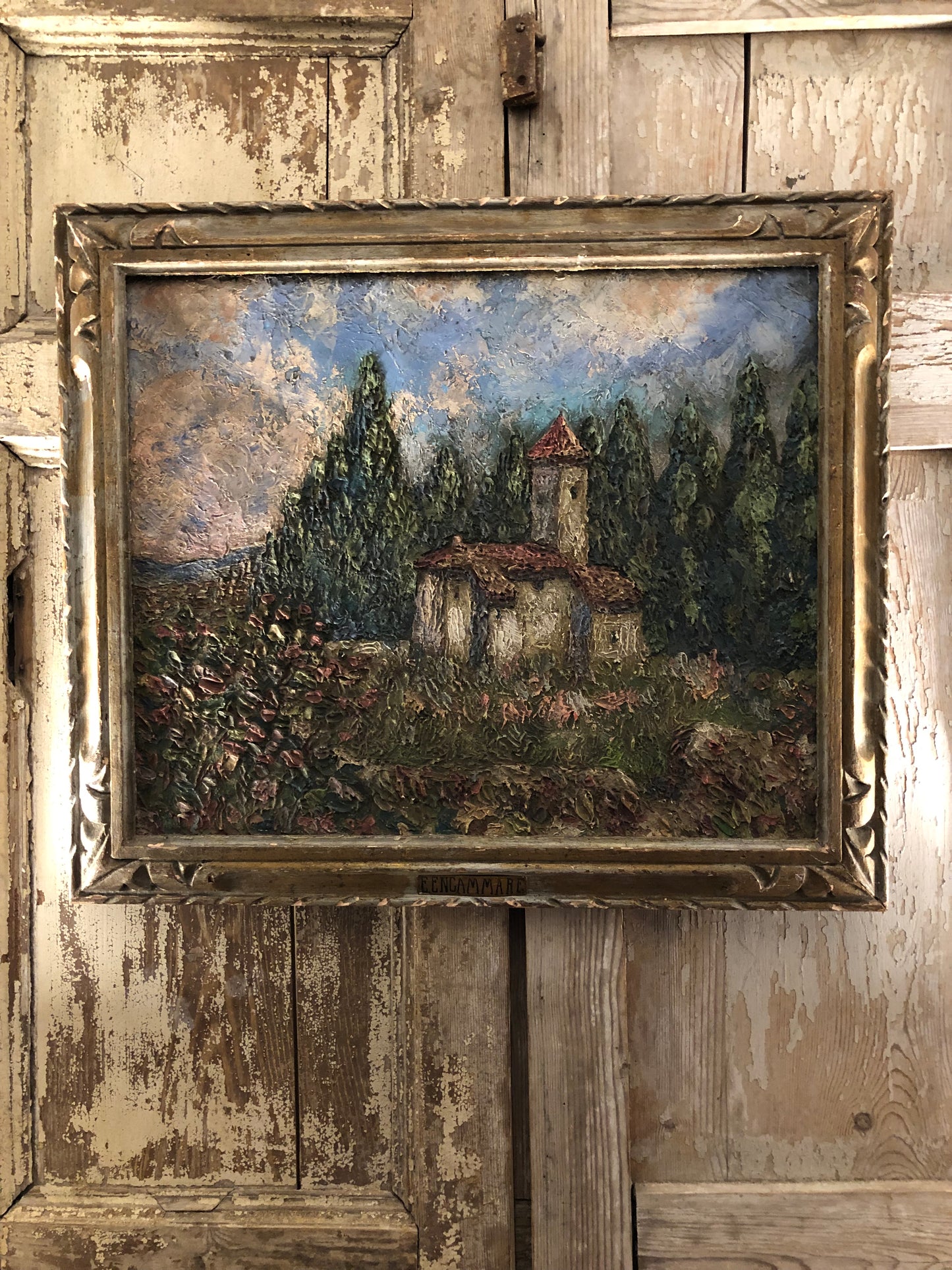 Thick Impasto French Painting Cannes