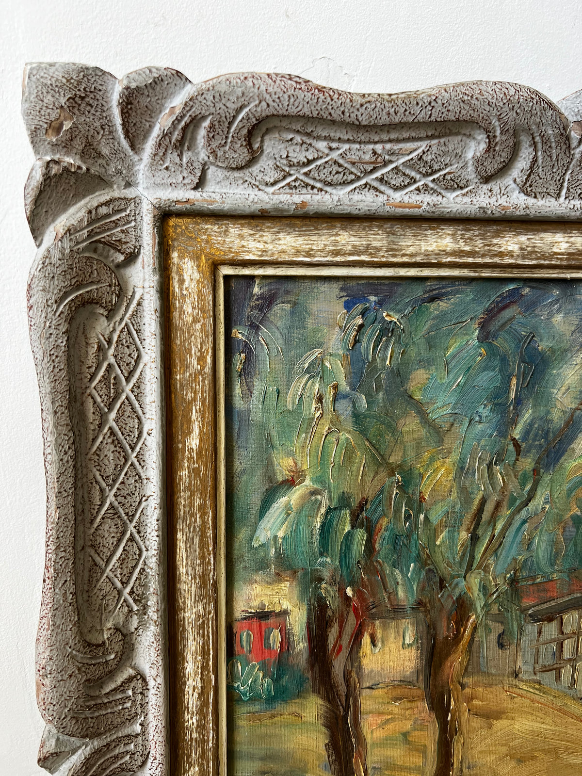 Special Vintage French Oil Painting in beautiful frame