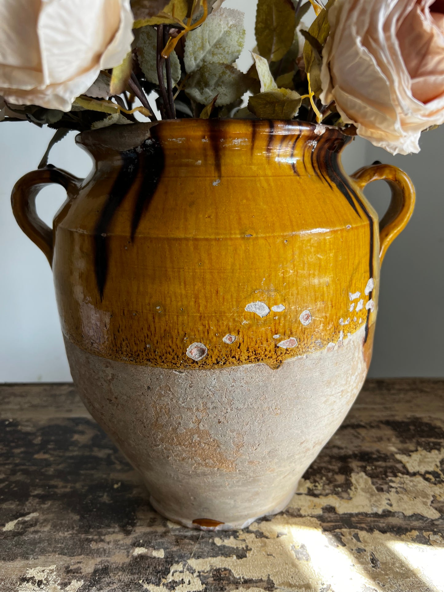 Huge French 19th Century Confit Pot 32 cm tall