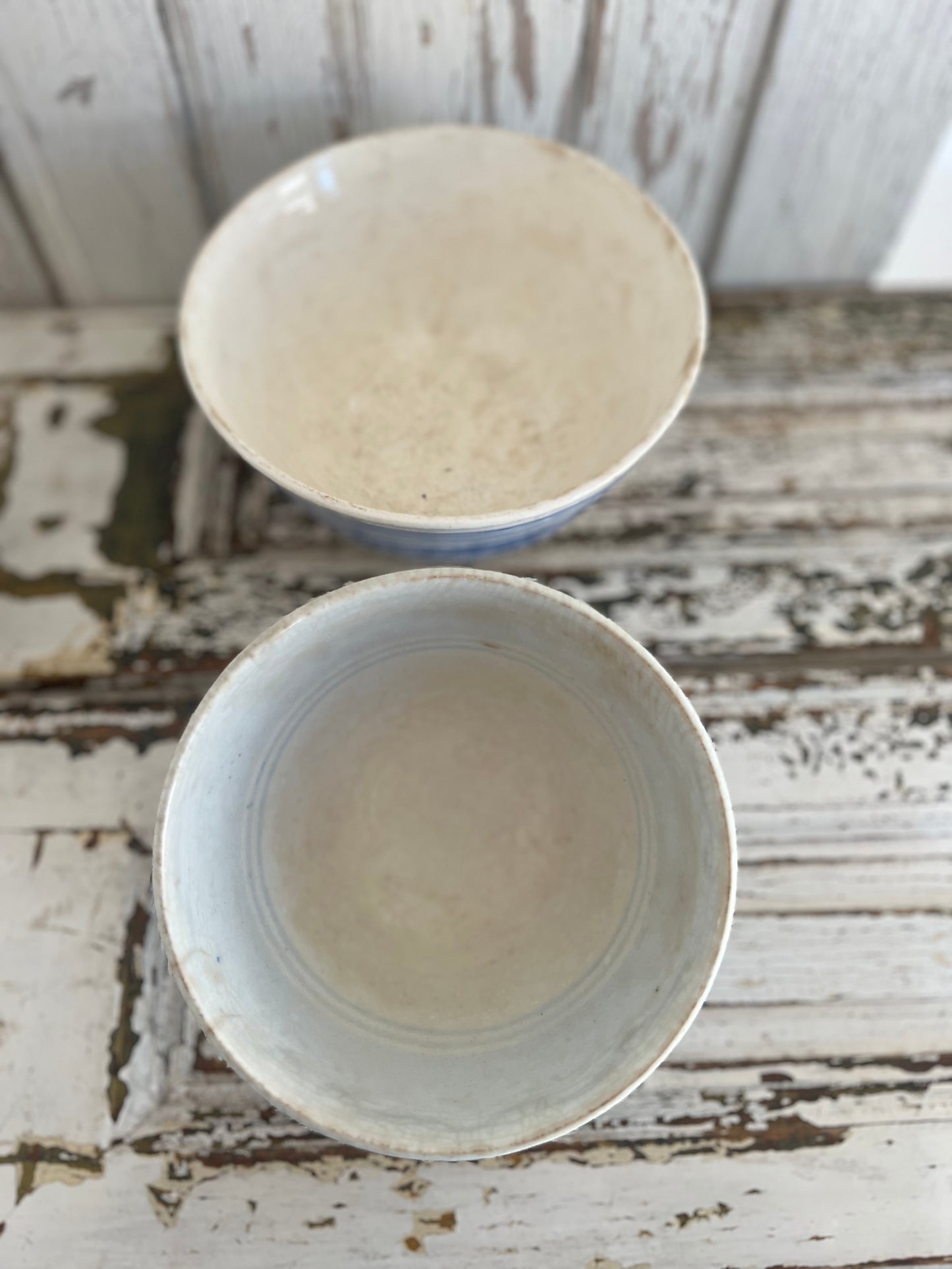 French Cafe au Lait Breakfast Bowls & Jug set