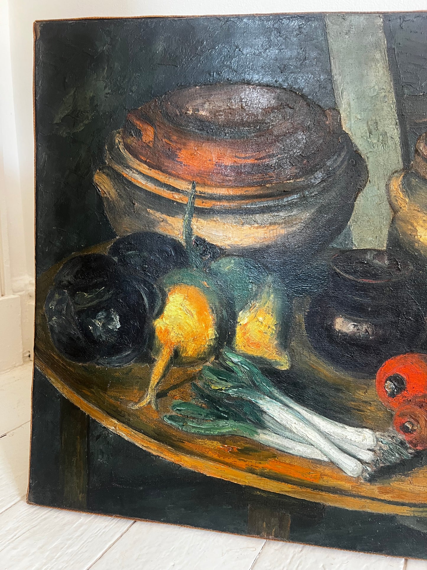 Superb French Large Still Life Oil Painting On Canvas