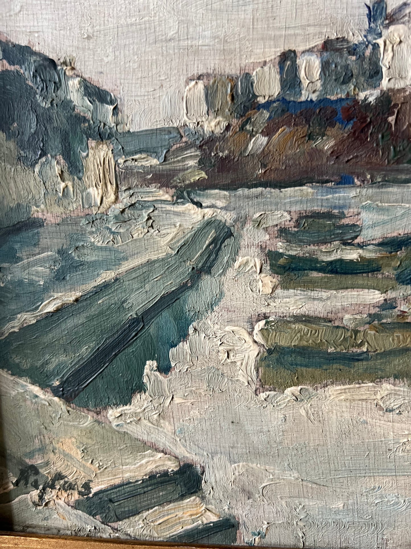 French 1930’s Provence Oil Painting