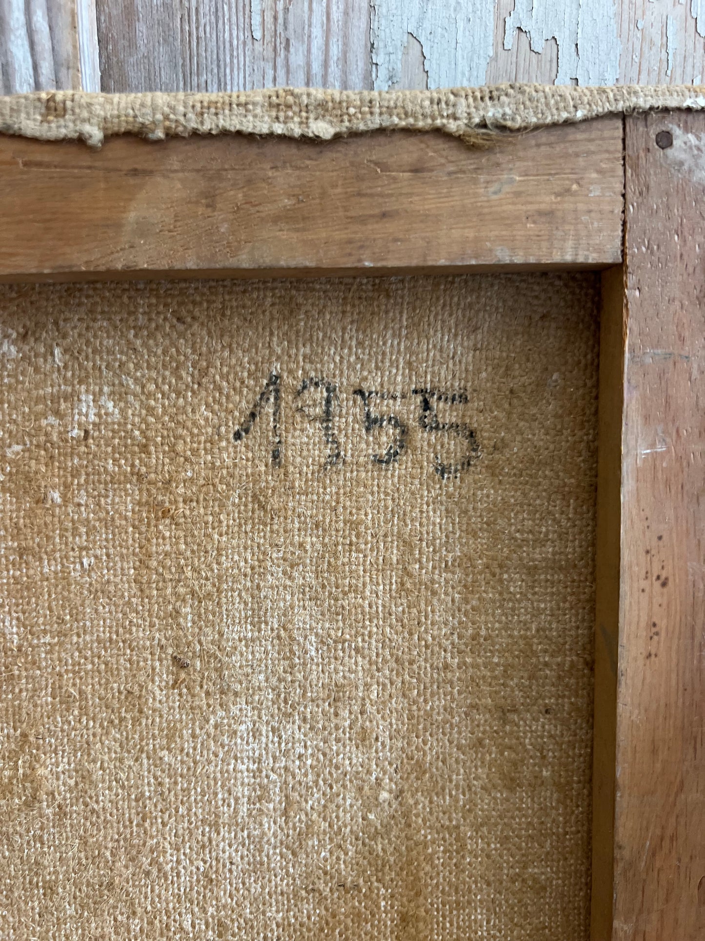 Cheese & Bread French Oil on Canvas Painting by J Mathieu 1955