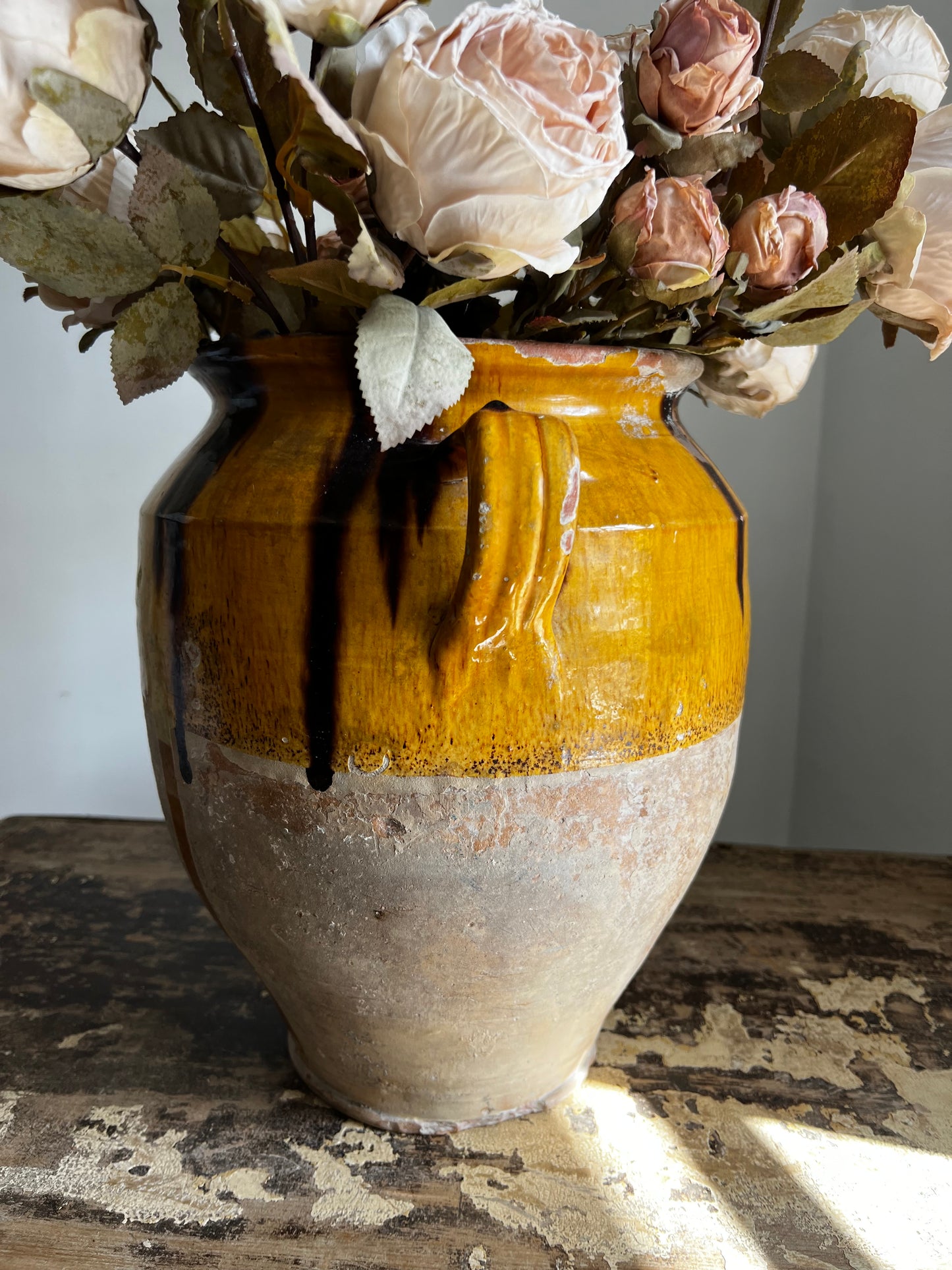 Huge French 19th Century Confit Pot 32 cm tall