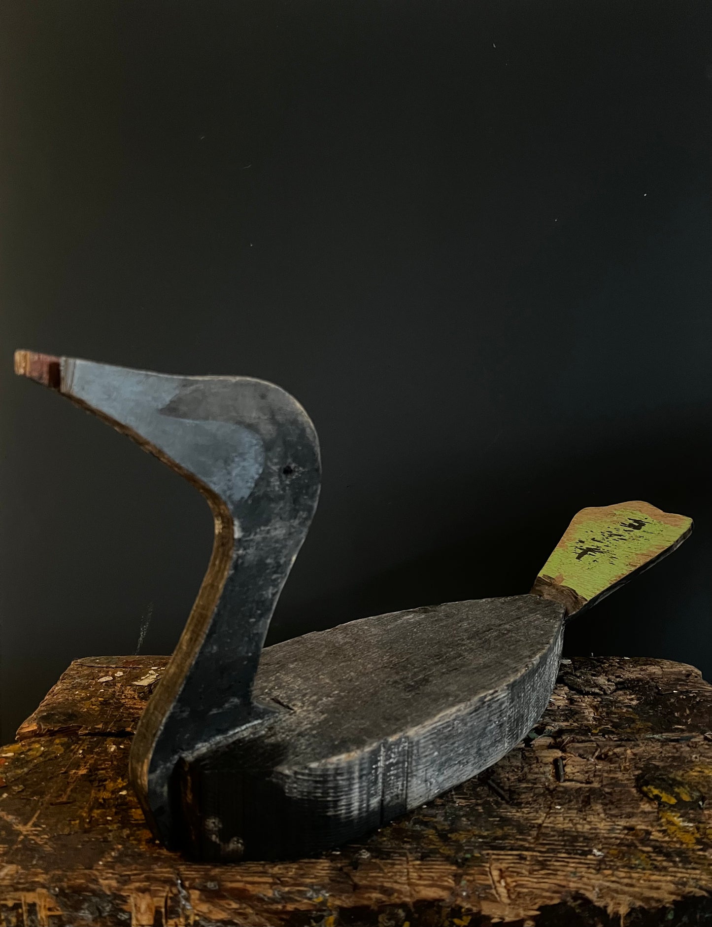 Vintage French Hand made Decoy Duck