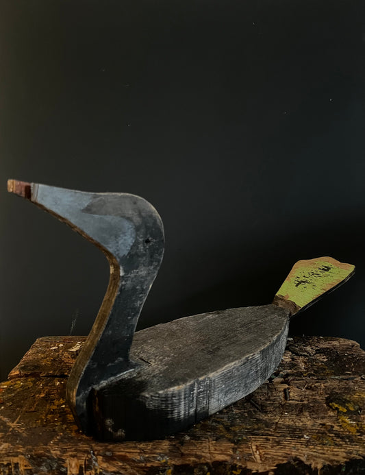 Vintage French Hand made Decoy Duck