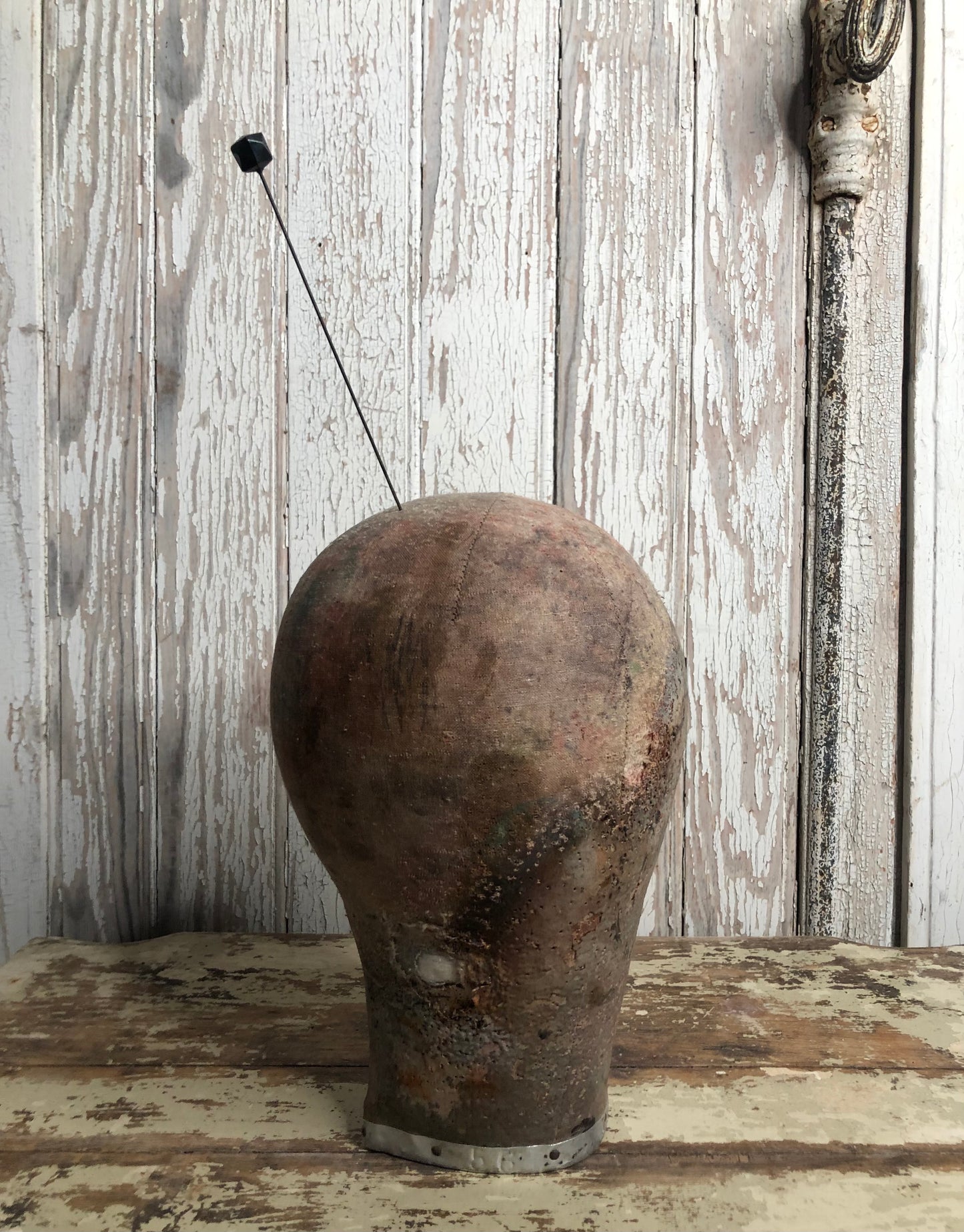 Antique mannequin head with french 1930’s Theatre Mask