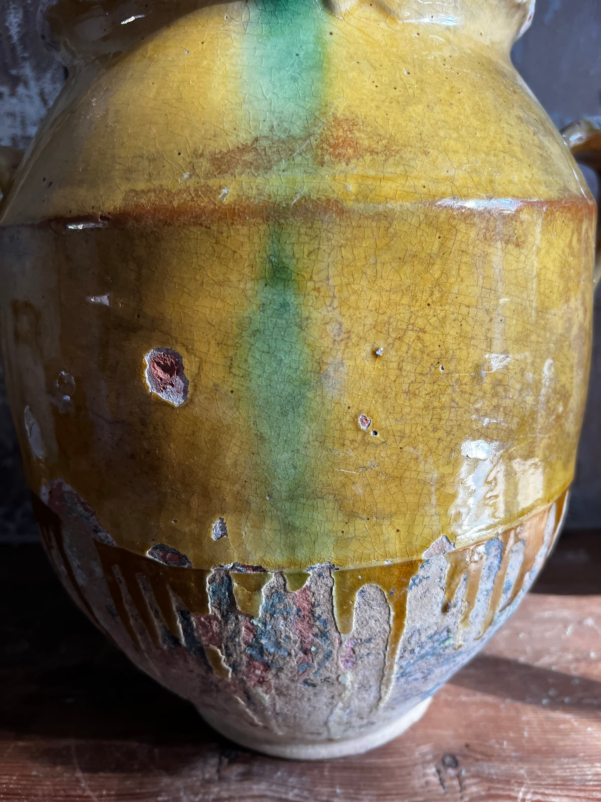 Huge French 19th Century Confit Pot 32 cm tall