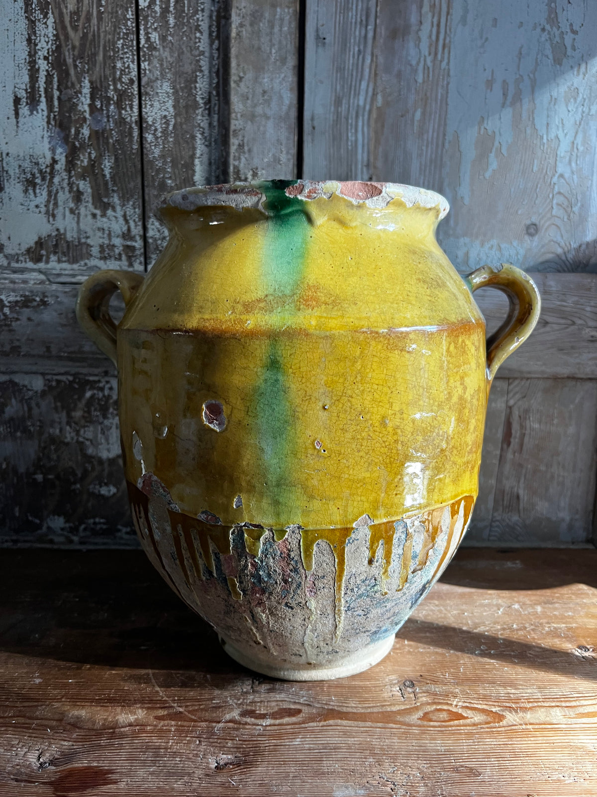 Huge French 19th Century Confit Pot 32 cm tall