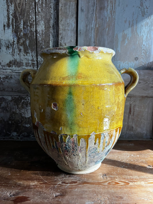 RESERVED FOR K Huge French 19th Century Confit Pot 32 cm tall