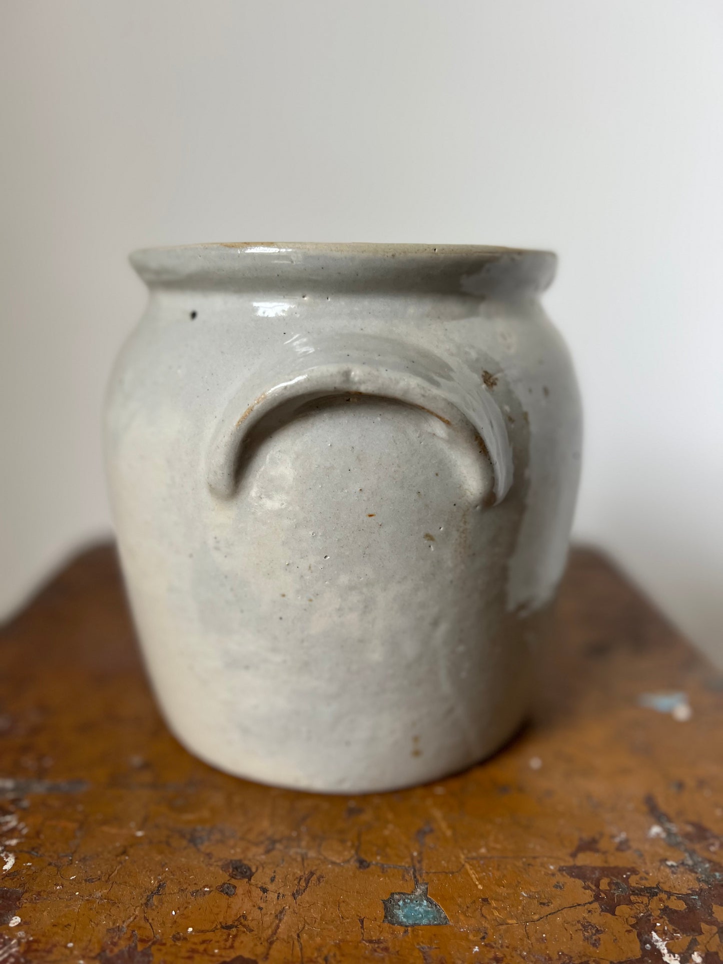 French Antique Confit Pot