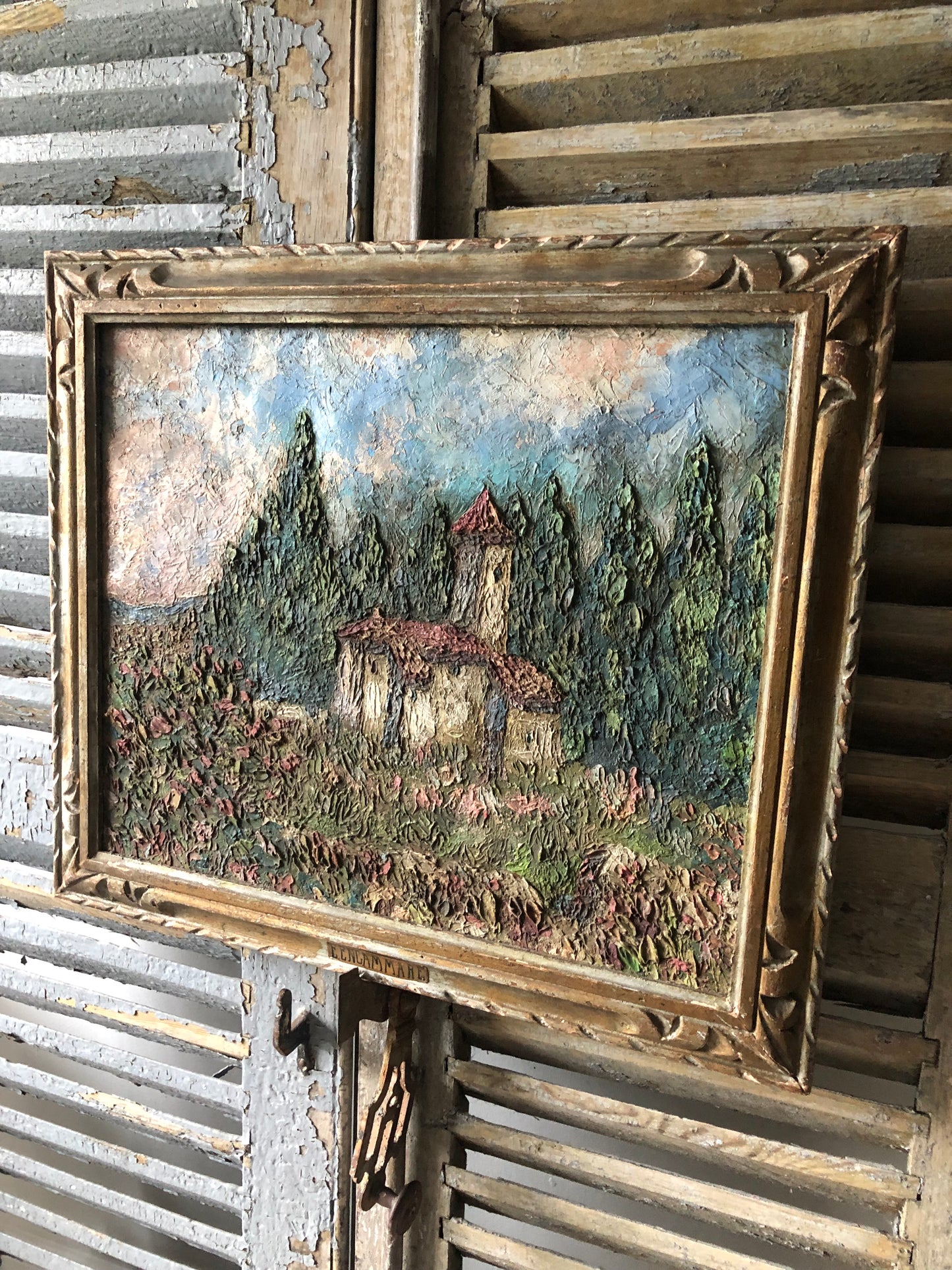 Thick Impasto French Painting Cannes