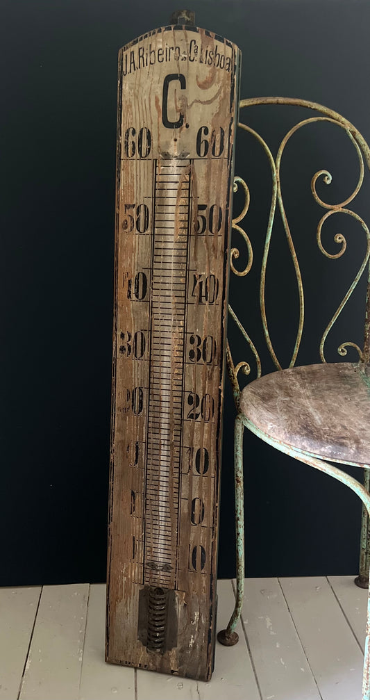 Large Rustic Thermometer