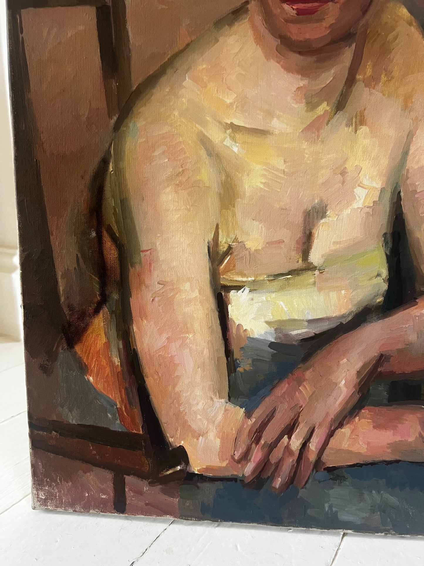 ‘The Muse’ Oil on Canvas Portrait