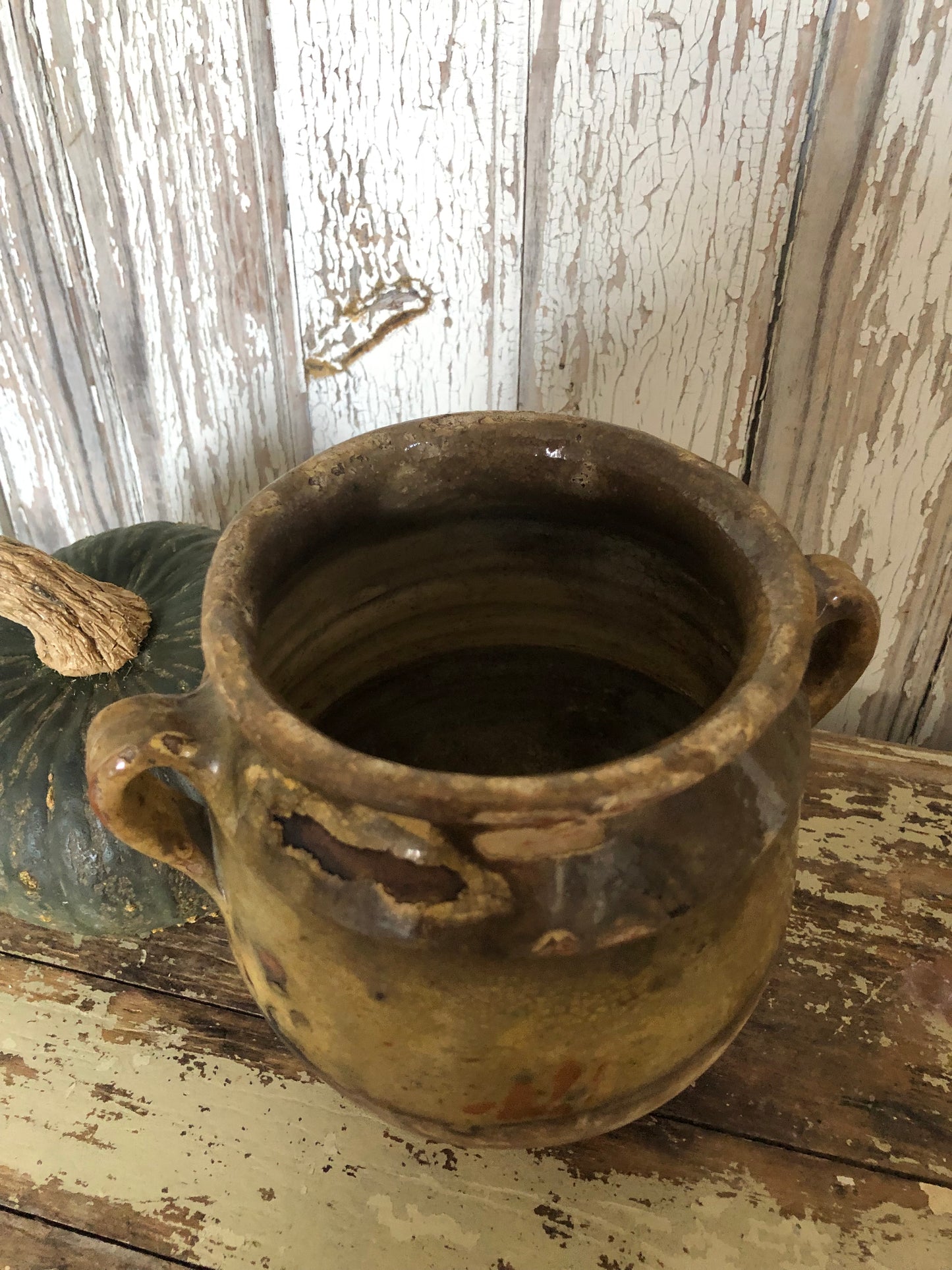 Small French Rustic Confit Pot