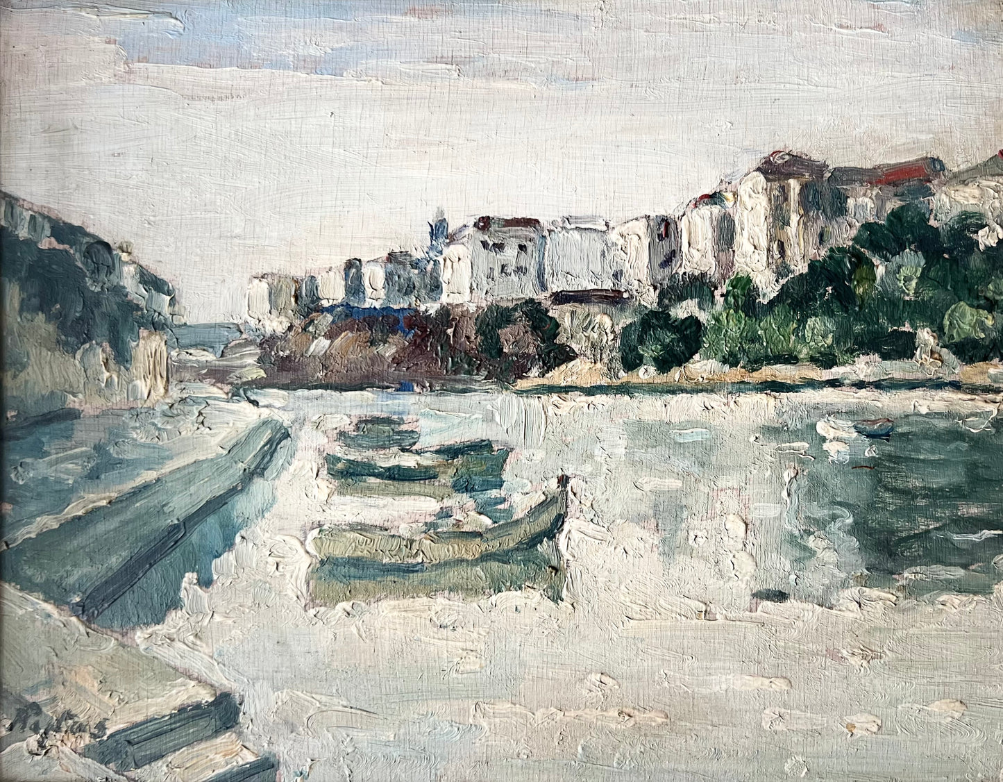 French 1930’s Provence Oil Painting