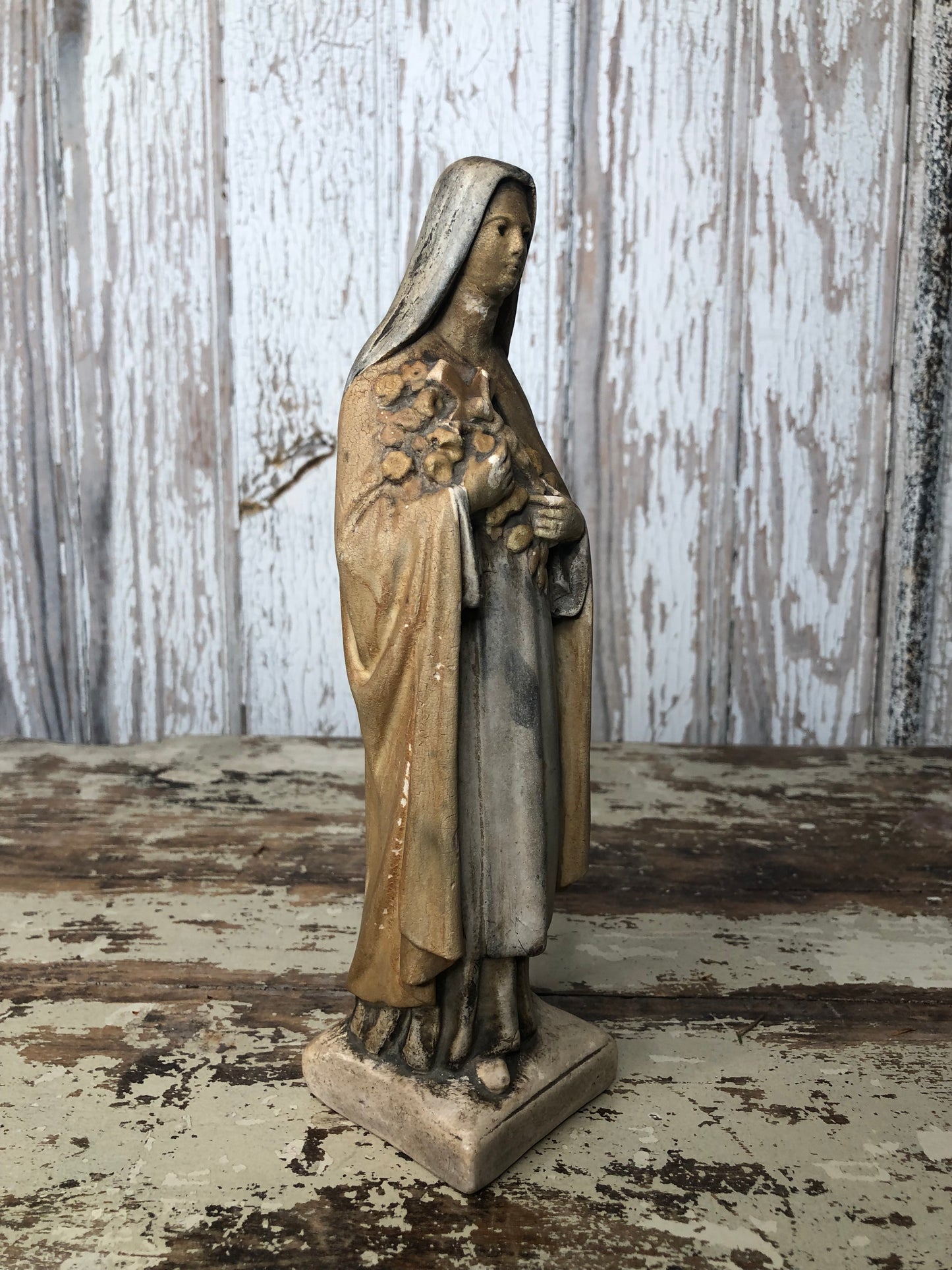 Vintage French Madonna Figure