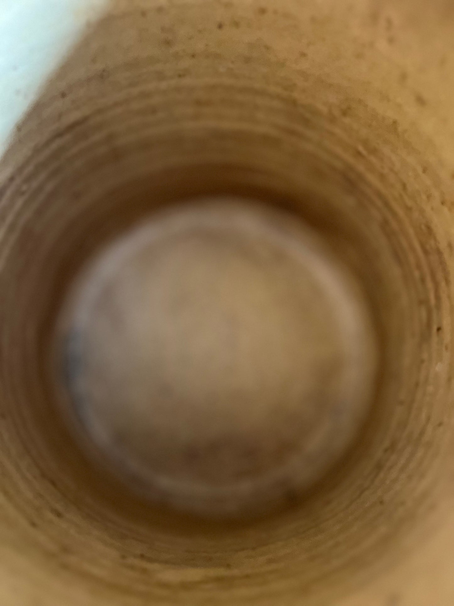 Large French Speckle Glazed Water Jug 19th Century