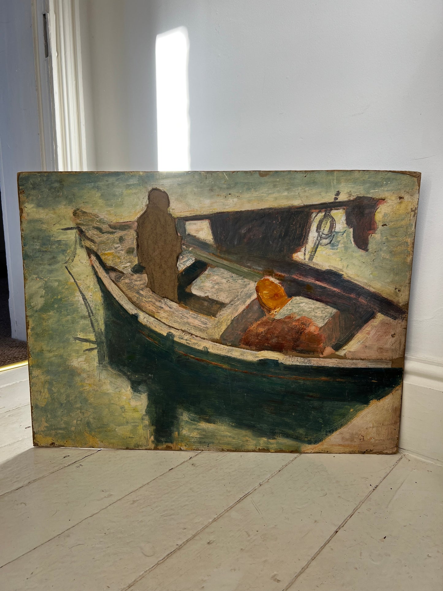 French Cezanne-esque Double Sided Oil Painting