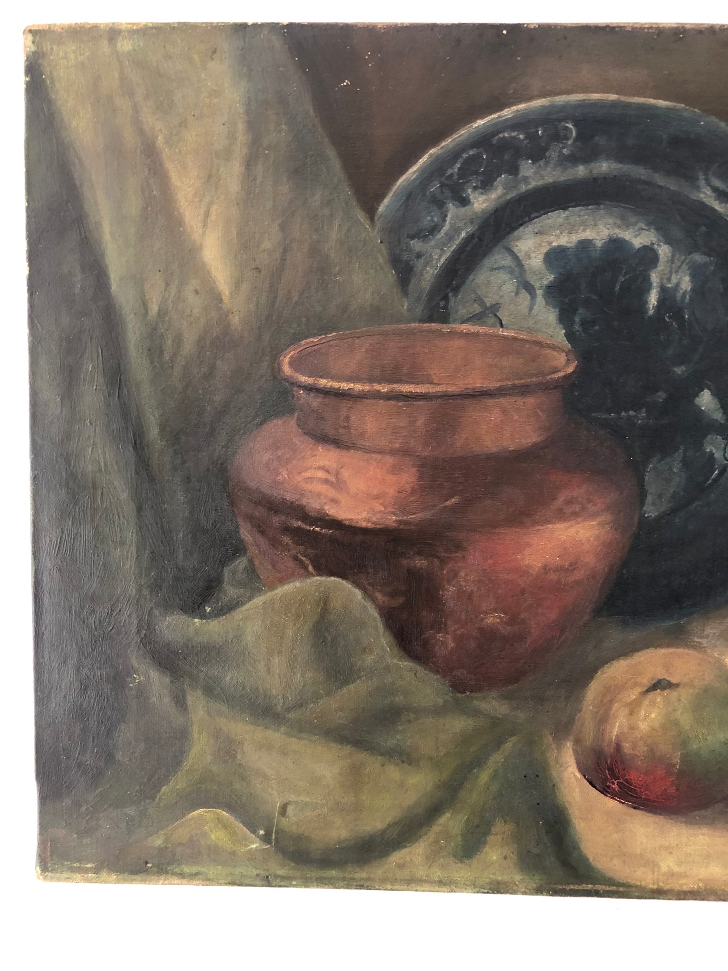 RESERVED British oil on canvas still life painting C.1900