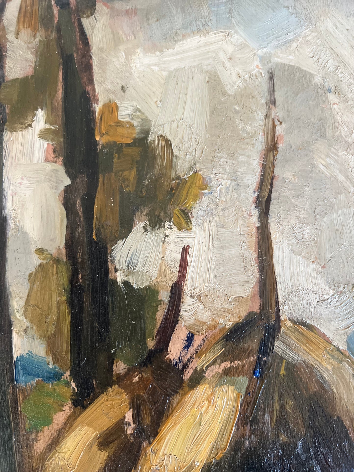 French Post Impressionist Oil Painting ‘Haystacks’