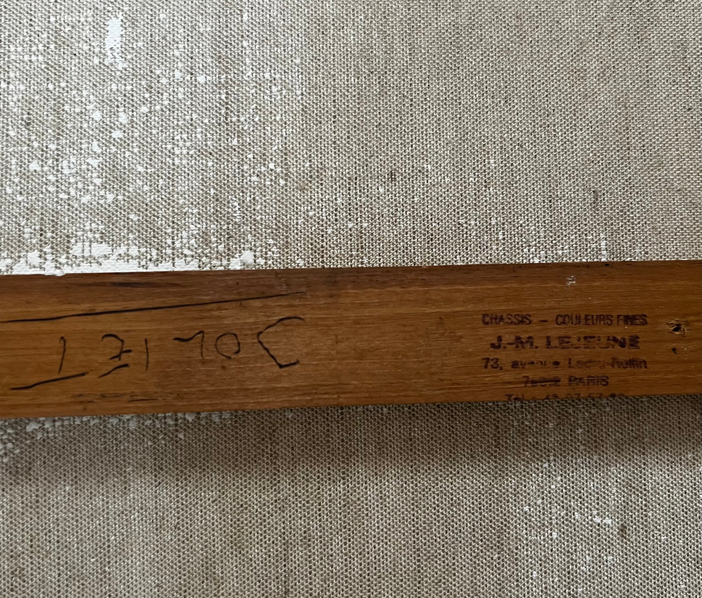 Large Vintage French Oil on Canvas Still Life Painting of Fish