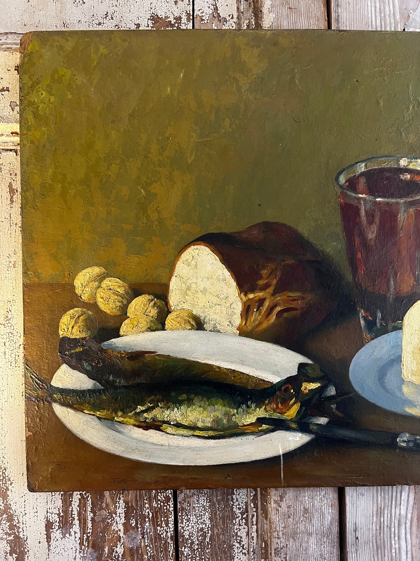 French Kitchen Still Life Oil Painting
