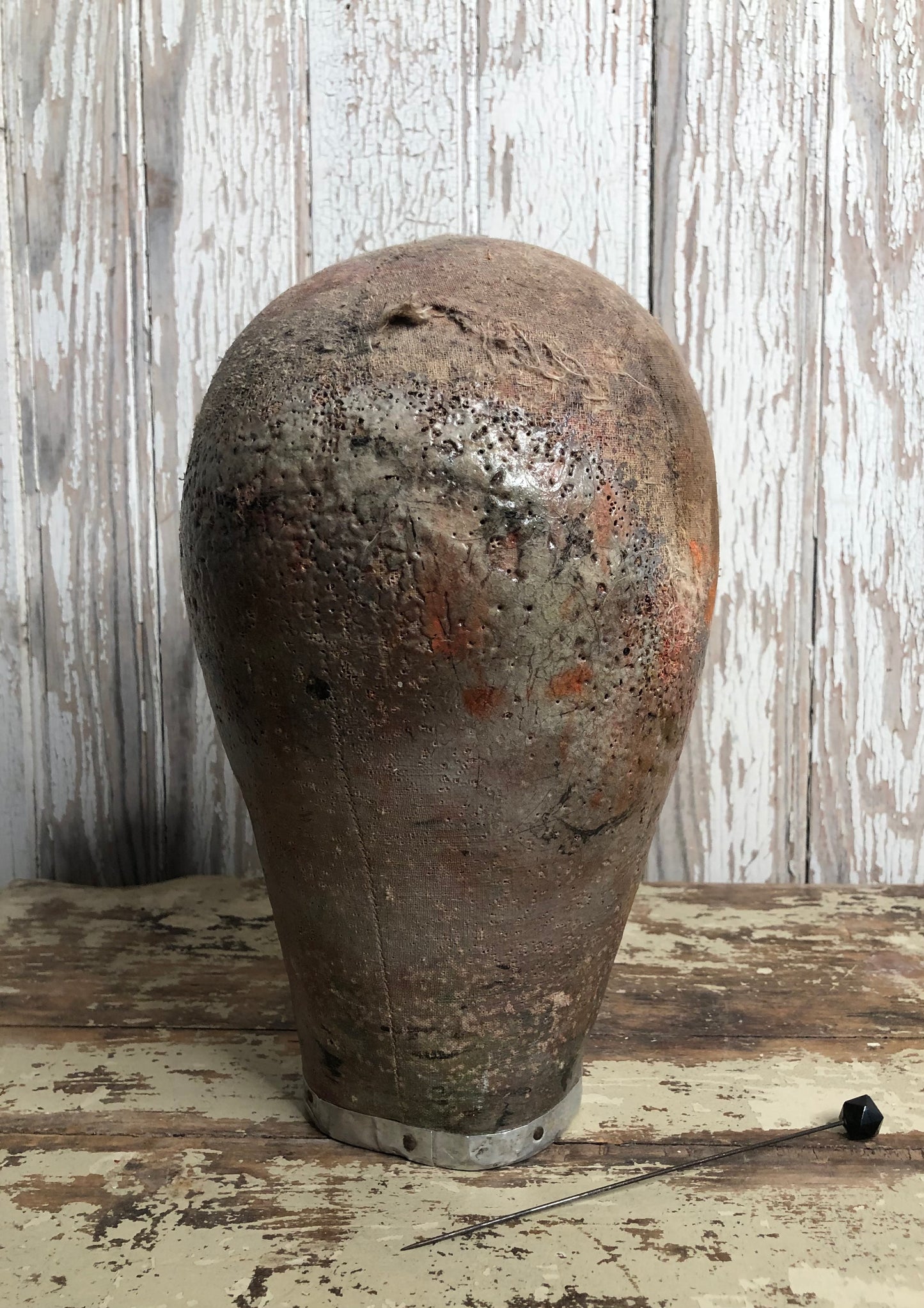 Antique mannequin head with french 1930’s Theatre Mask