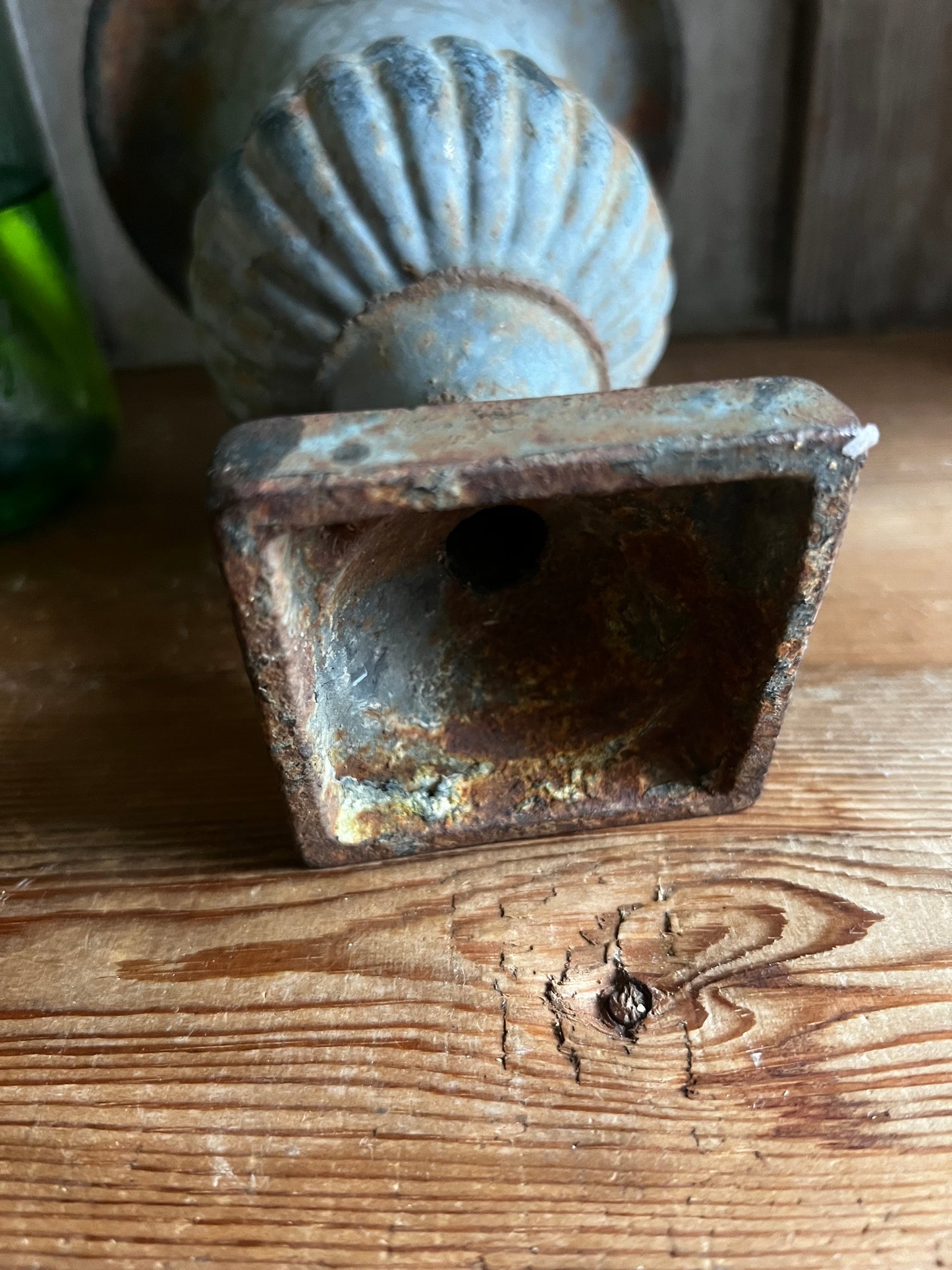 Pale Blue Old French Urn