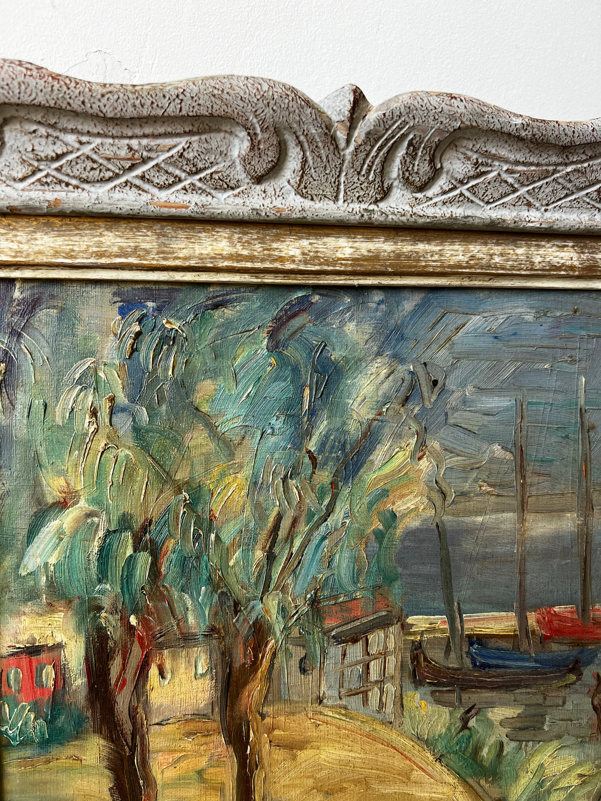 Special Vintage French Oil Painting in beautiful frame